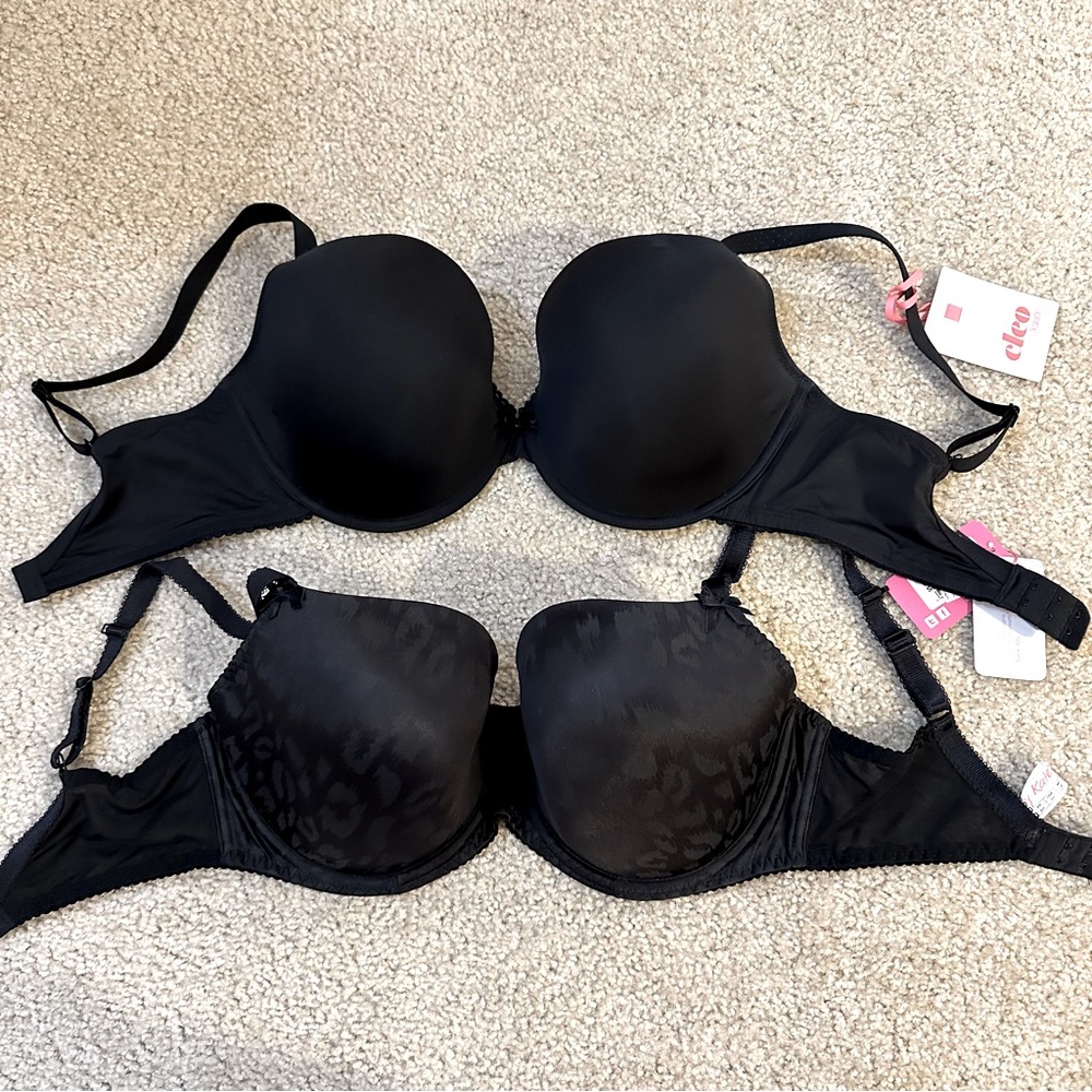 NWT Cleo by Panache & Curvy Kate Bras, 36F - Lot of 2